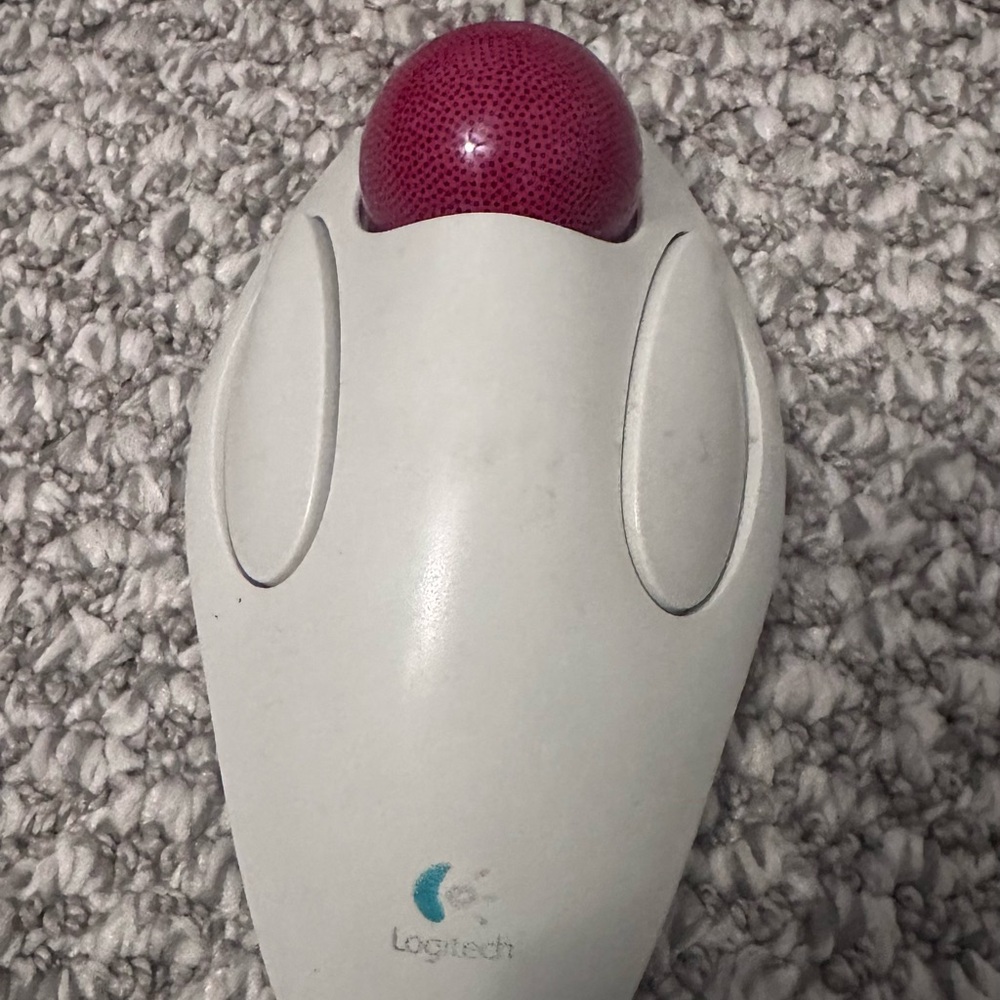 Logitech White Marble Mouse - Picture 4 of 4